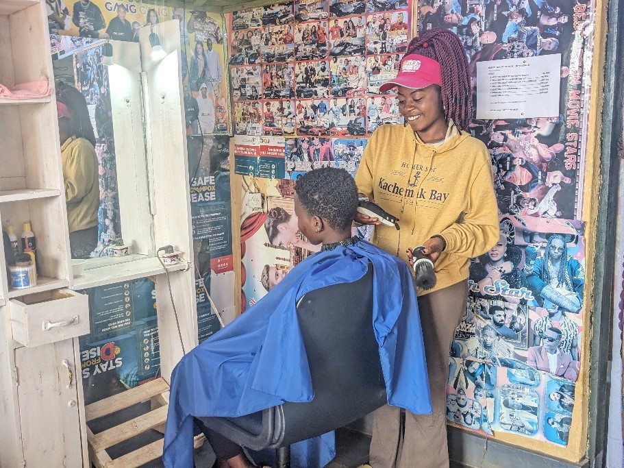 Francoise training another girl